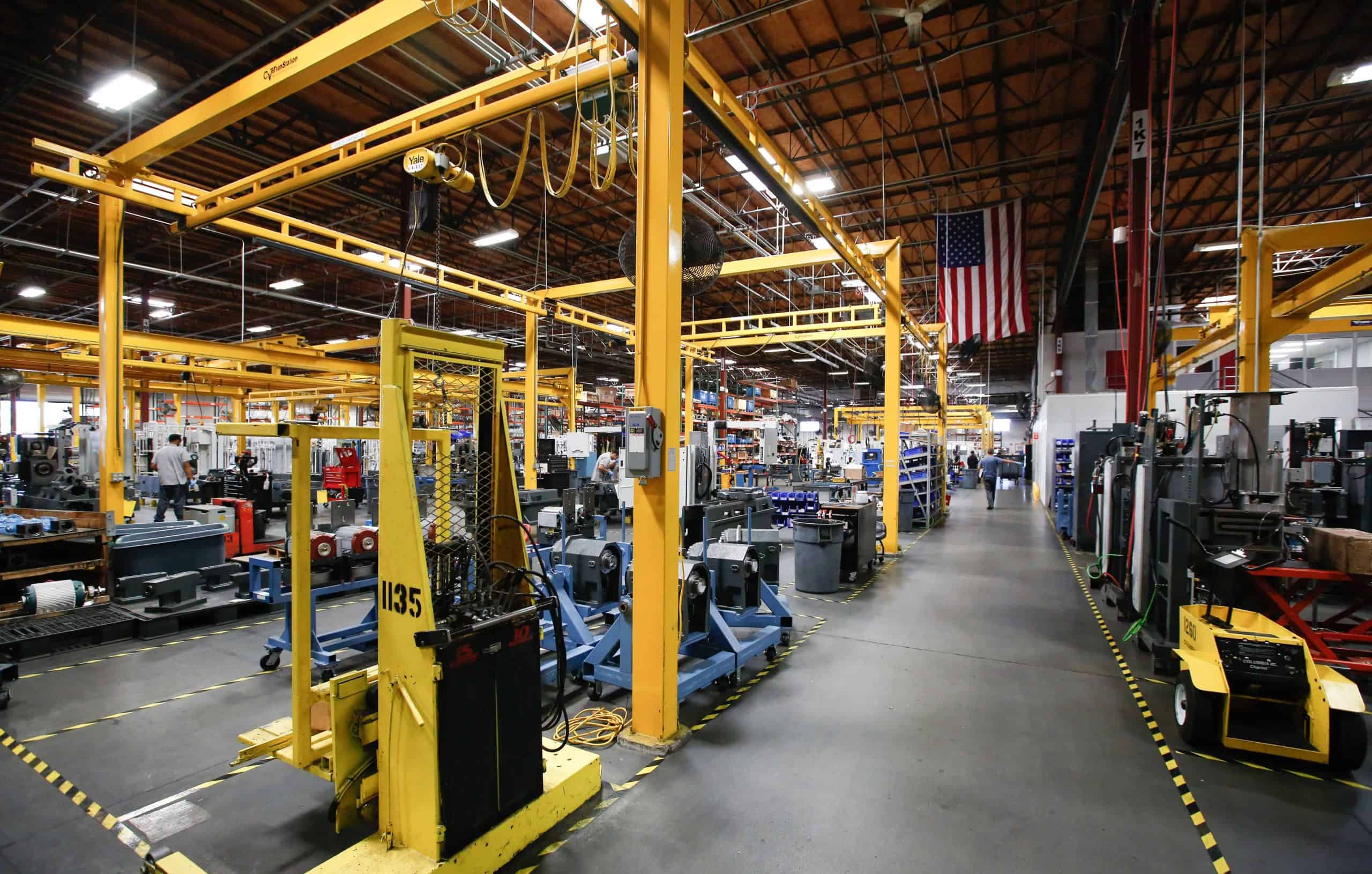 A manufacturing facility's shopfllor