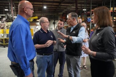 Competing to Win Tour stop at a manufacturing facility