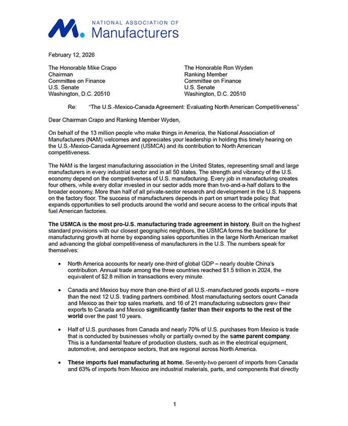 The U.S.-Mexico-Canada Agreement: Evaluating North American Competitiveness