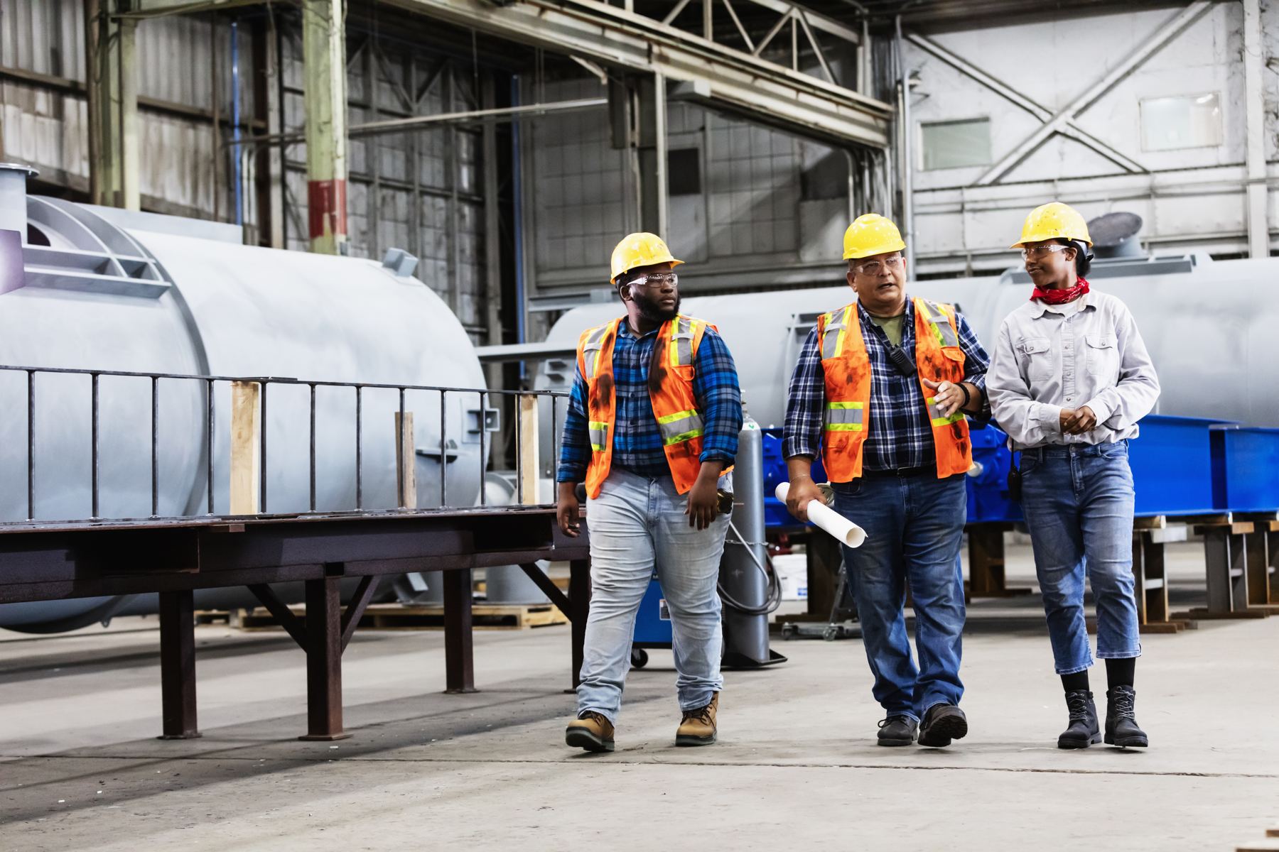 Manufacturing team on the factory floor