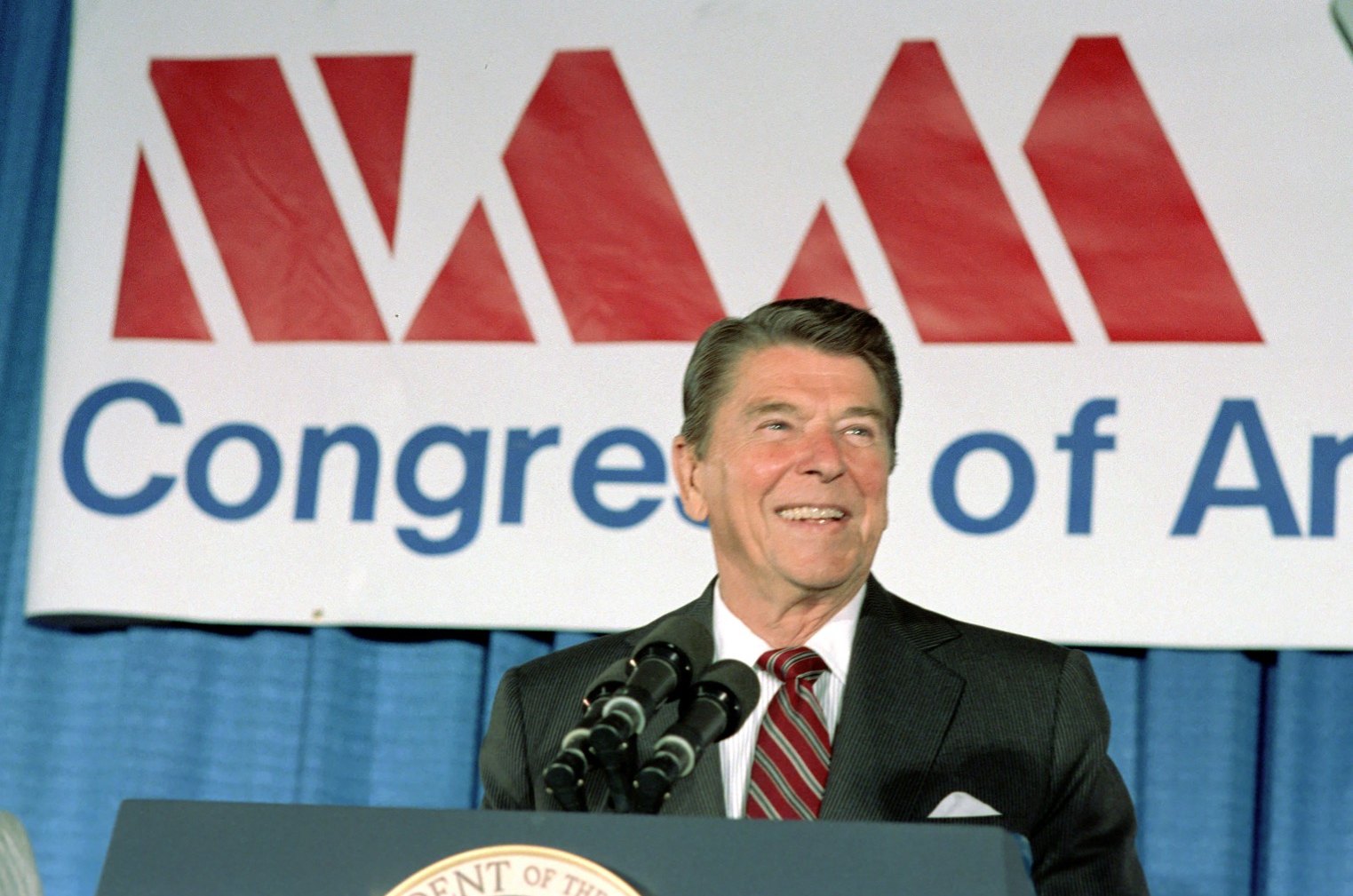 President Reagan Addresses the NAM