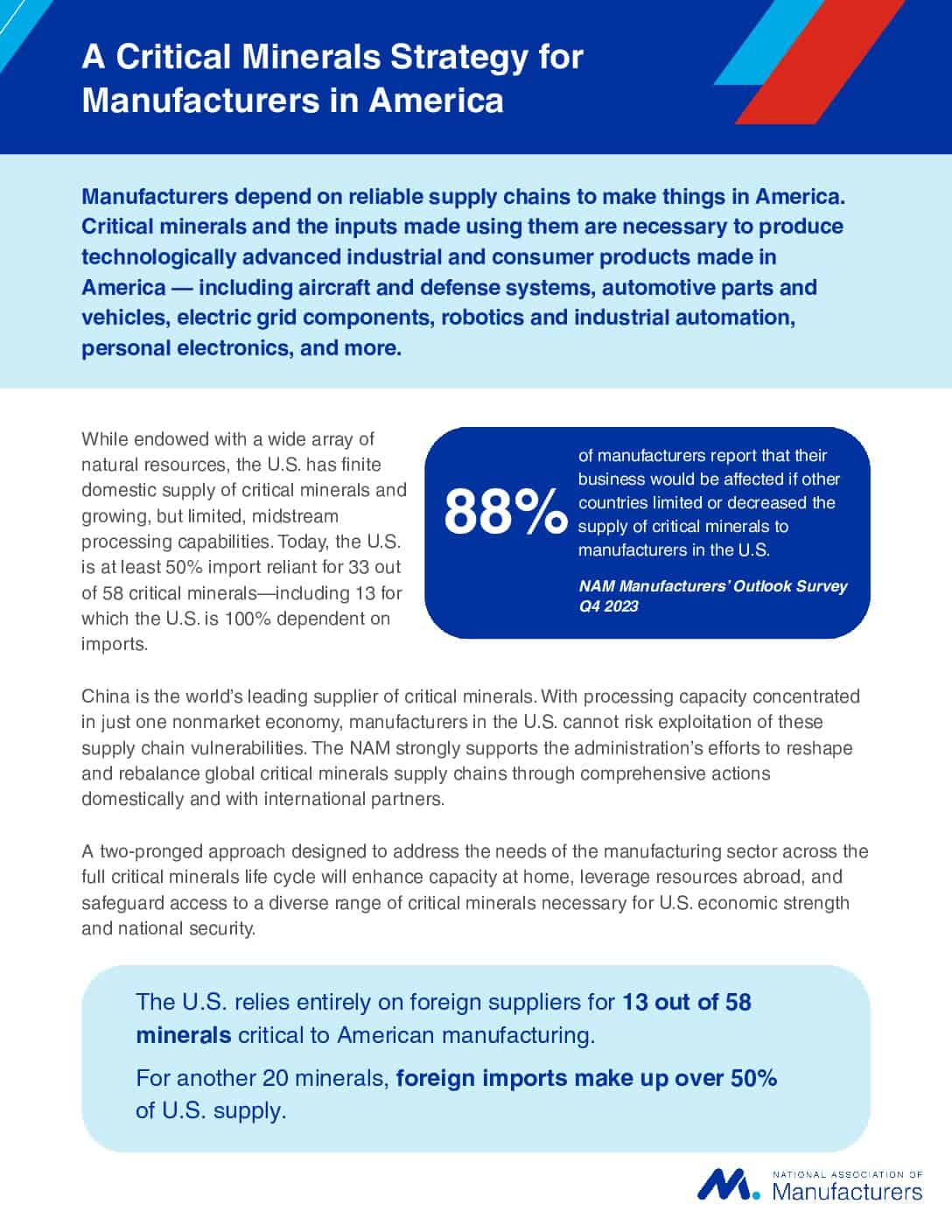 Critical Minerals Policy Proposal cover